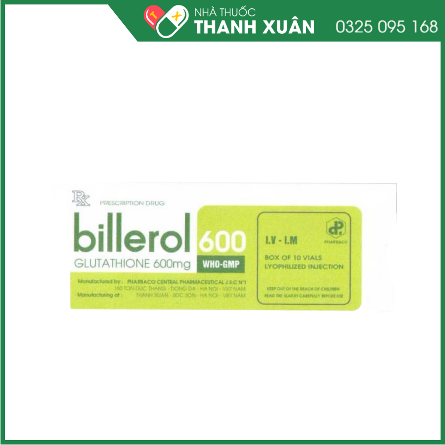 Billerol 600 hỗ trợ điều trị ngộ độc thủy ngân
